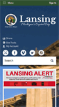 Mobile Screenshot of lansingmi.gov